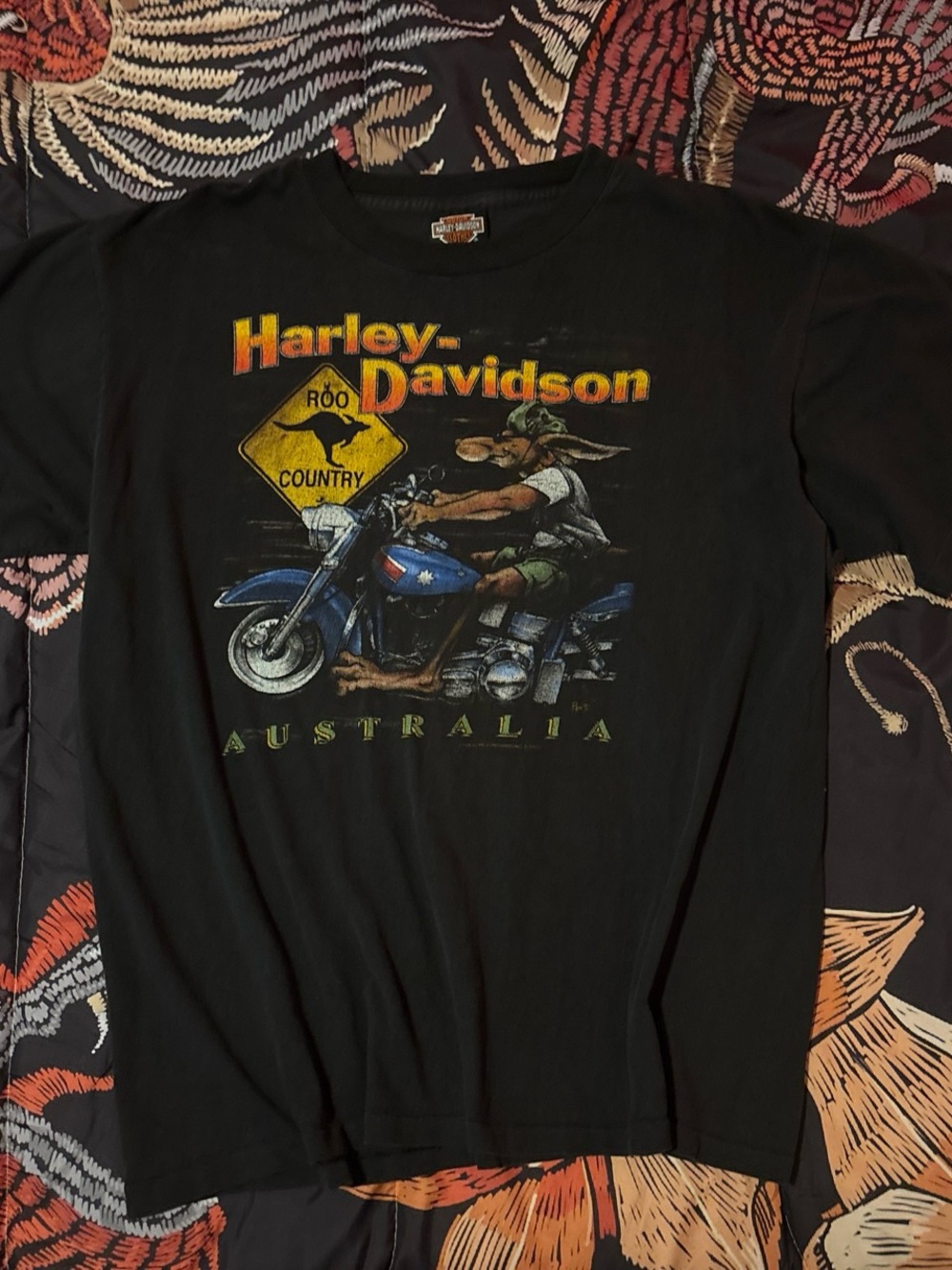 Vintage 90s Distressed Harley Davidson Men’s XL